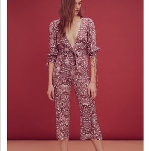 For love and lemons Georgi jumpsuit sz small